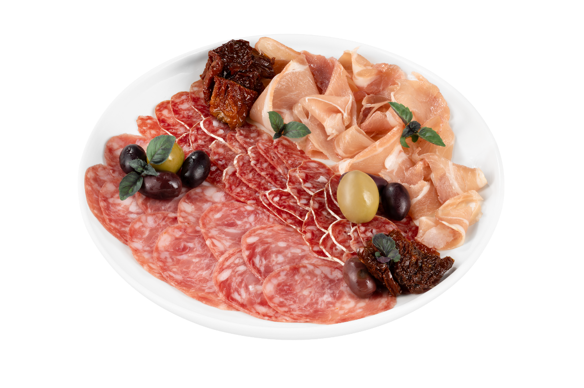Ассорти сыровяленых копченостей